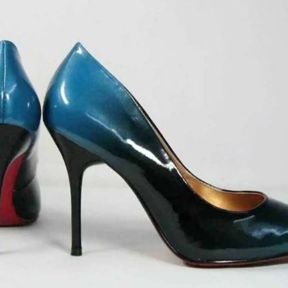 Brand New Sizes 7, 8, 9 Gradient Blue 10cm (4 Inch) High Heels - Picture 2 of 3
